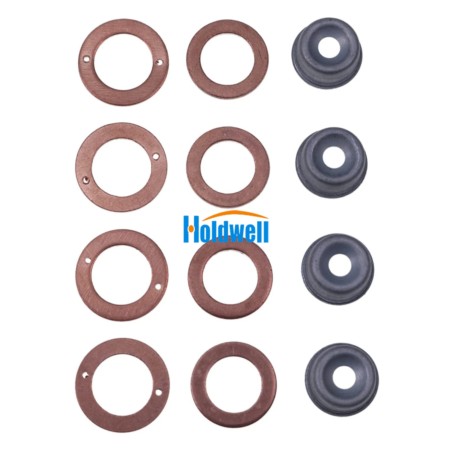 Holdwell 4 Injector Seal Kit With Heat Shield 19077-53650 Compatible for Kubota Engine D722 D905 D1005 D1105 V1505 V3300 V3600
Holdwell 4 Injector Seal Kit With Heat Shield 19077-53650 Compatible for Kubota Engine D722 D905 D1005 D1105 V1505 V3300 V3600