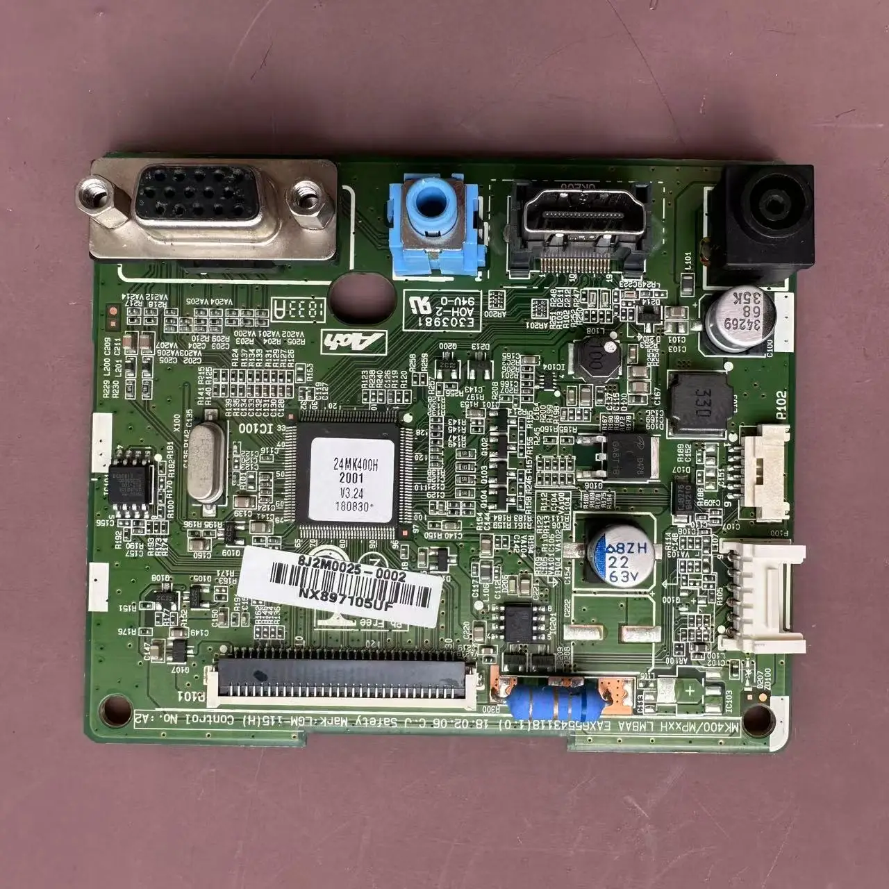 24MK400H ОСНОВНАЯ ПЛАТА EAX 65543118 ДЛЯ LGM236AB12
24MK400H ОСНОВНАЯ ПЛАТА EAX 65543118 ДЛЯ LGM236AB12