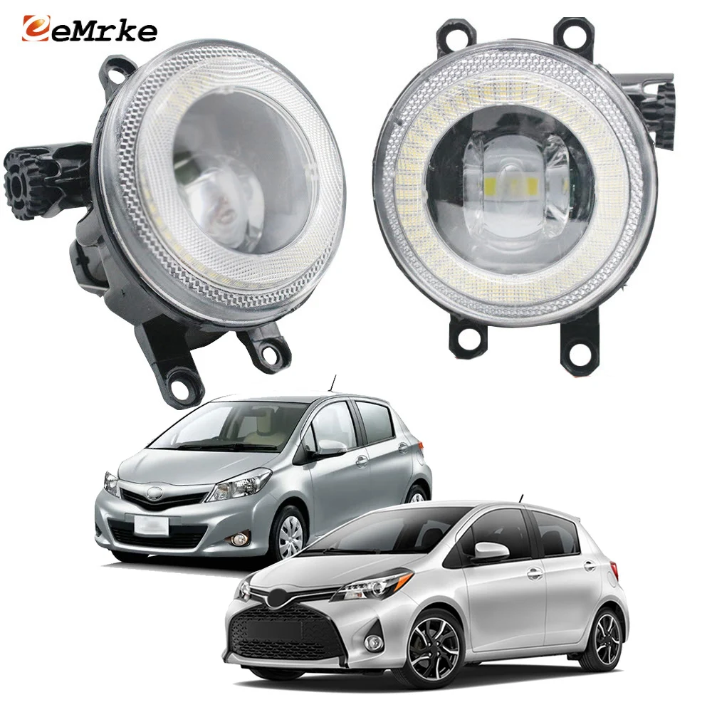 EEMRKE Super Bright LED Fog Light Lens Angel Eye DRL OEM Replace for Toyota Yaris Vitz XP13_ 2011 2012 2013 2014 2015 2016 2017
EEMRKE Super Bright LED Fog Light Lens Angel Eye DRL OEM Replace for Toyota Yaris Vitz XP13_ 2011 2012 2013 2014 2015 2016 2017