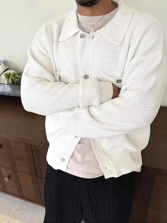 Casual Knitted Cardigan Men's Woolen Jaet with Pine Pattern Breathable Long Sve round Ne Pullover for Youth
Casual Knitted Cardigan Men's Woolen Jaet with Pine Pattern Breathable Long Sve round Ne Pullover for Youth