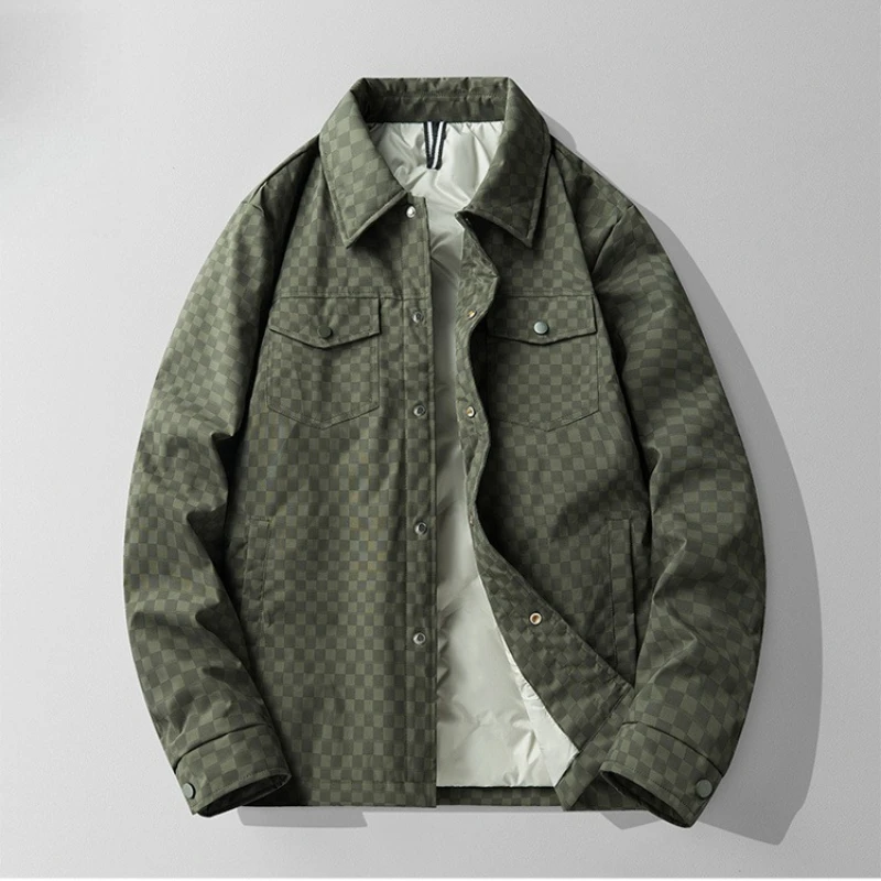 Winter New Trendy Men's Casual Fashion Collar Thickened Cold Resistant, Warm and Comfortable Versatile High Quality Simple Coat
Winter New Trendy Men's Casual Fashion Collar Thickened Cold Resistant, Warm and Comfortable Versatile High Quality Simple Coat