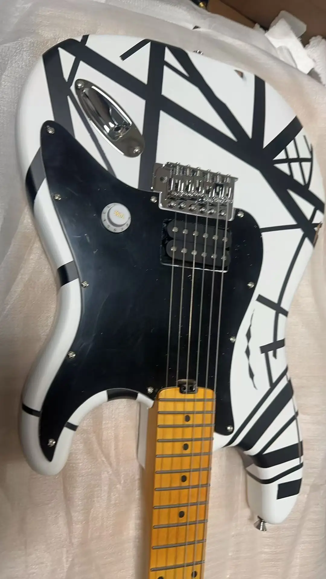 2026 hot new Striped Series Van H Guitar Black White Stripes Floyd guitars
2026 hot new Striped Series Van H Guitar Black White Stripes Floyd guitars