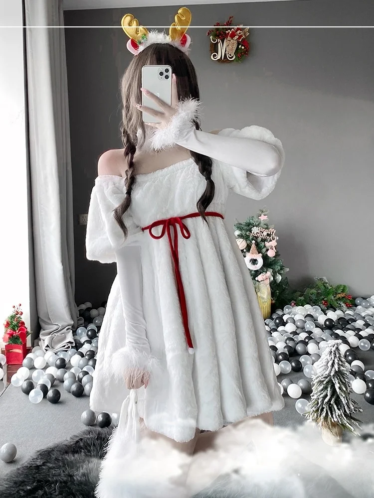 Adorable Christmas Holiday Deer Snow White New Year Party Uniform Set Cute Rabbit Girl Costume Snowman Outfit Stage Performance
Adorable Christmas Holiday Deer Snow White New Year Party Uniform Set Cute Rabbit Girl Costume Snowman Outfit Stage Performance