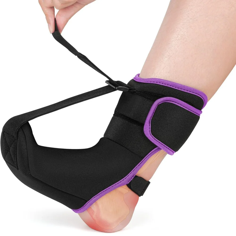 Soft Padding Plantar Fasciitis Night Splint Adjustable Straps Breathable Fixed Ankle Orthotic Support Ergonomic Design
Soft Padding Plantar Fasciitis Night Splint Adjustable Straps Breathable Fixed Ankle Orthotic Support Ergonomic Design