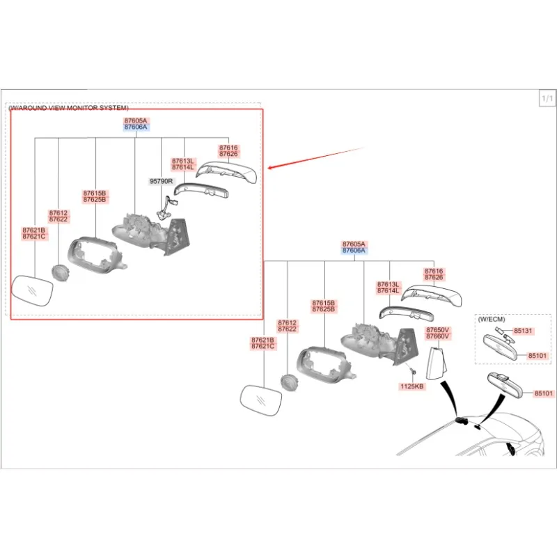 OEM 87620A9340 для Kia CARNIVAL/SEDONA 14+, правое зеркало с пассажиром 87620-A9340
OEM 87620A9340 для Kia CARNIVAL/SEDONA 14+, правое зеркало с пассажиром 87620-A9340