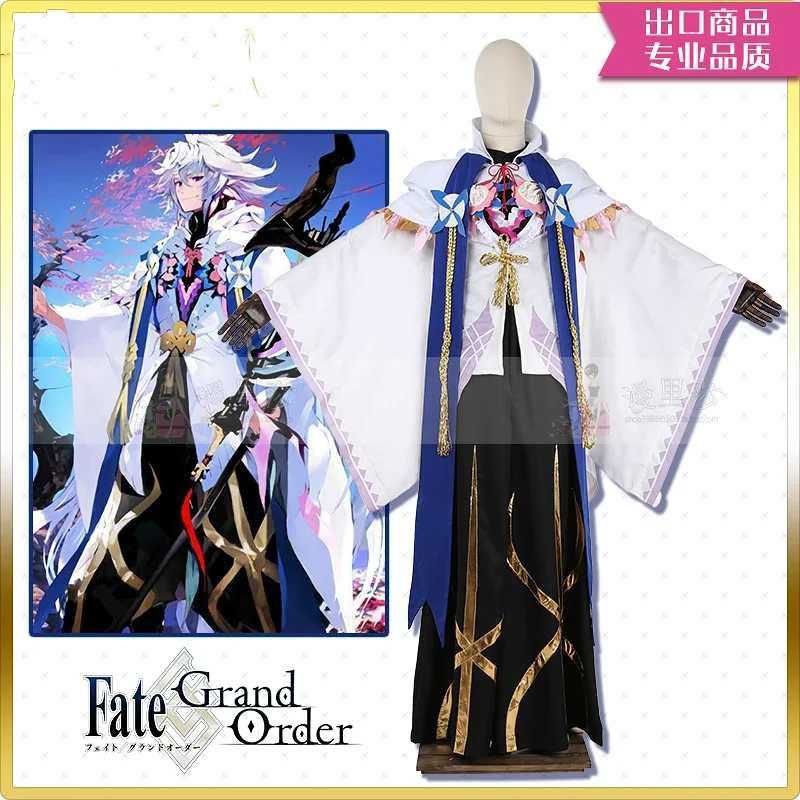 COWOWO Fategrand Order Merlin Cosplay Costume Cos Game Anime Party Uniform Hallowen Play Role Clothes Clothing
COWOWO Fategrand Order Merlin Cosplay Costume Cos Game Anime Party Uniform Hallowen Play Role Clothes Clothing