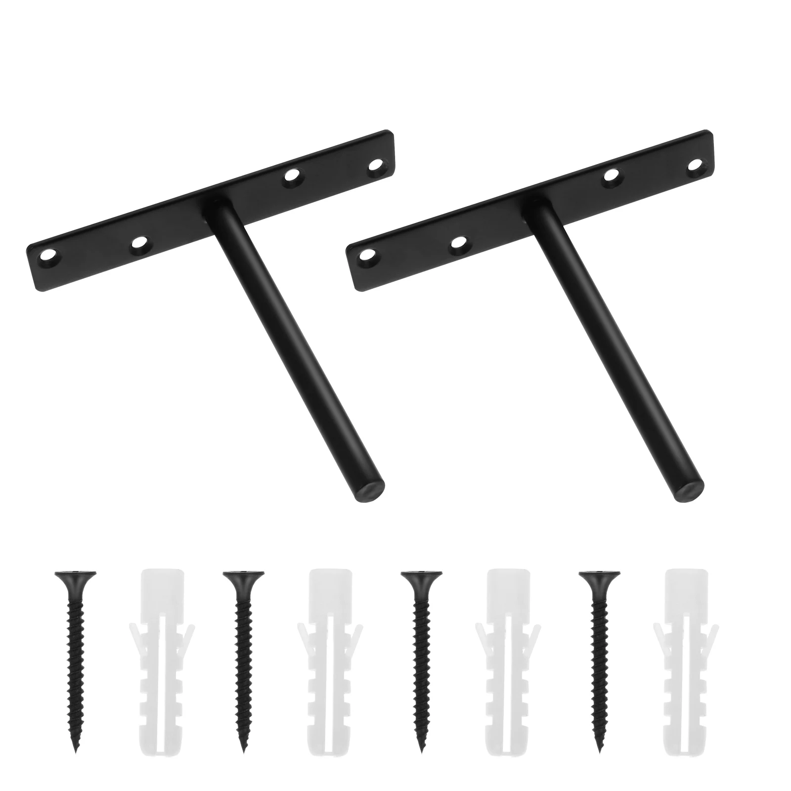 Shelf Brackets Invisible Partition Nail 2 Sets Heavy Duty Wall Mounted Floating Bracket for Home Kitchen Office Storage Rack
Shelf Brackets Invisible Partition Nail 2 Sets Heavy Duty Wall Mounted Floating Bracket for Home Kitchen Office Storage Rack