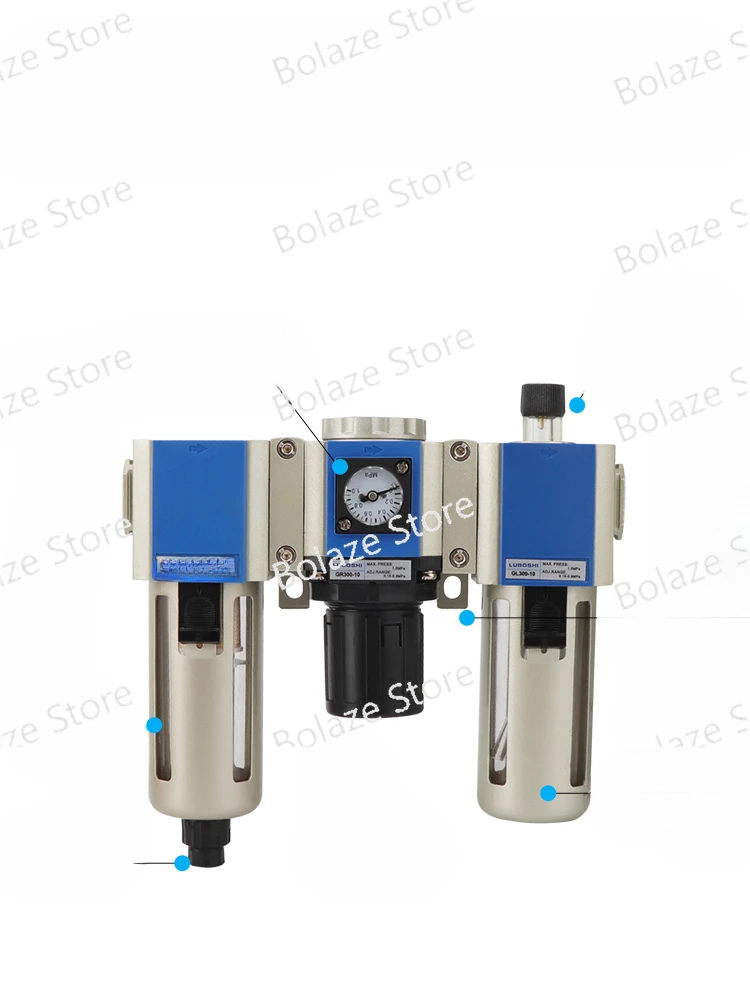 Oil water separator gas source pressure regulating filter pneumatic pressure reducing valve triple piece air GC300-10
Oil water separator gas source pressure regulating filter pneumatic pressure reducing valve triple piece air GC300-10