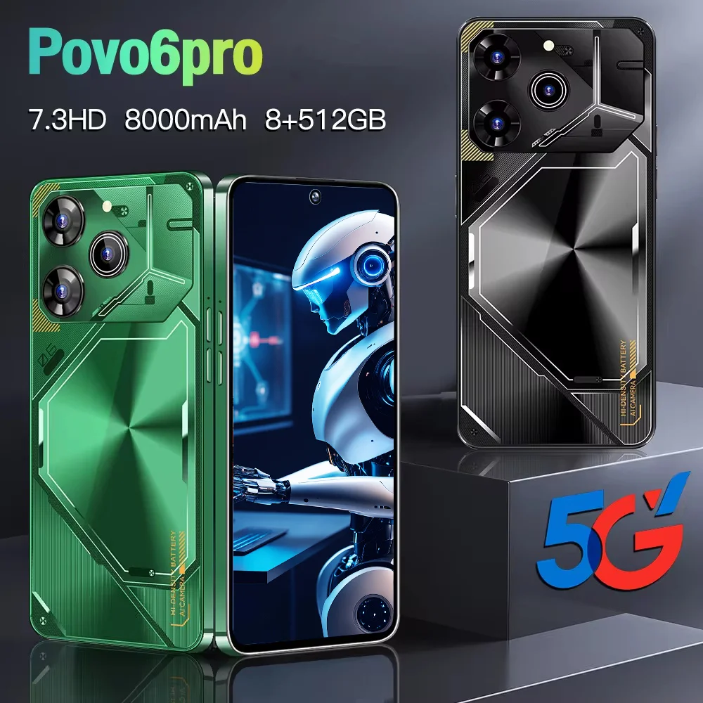 Смартфон Pova 6 Pro, Android, с диммер 8000 HD, 16 ГБ + 1 ТБ, 108 мАч, 50 + Мп, сеть 4G/телефон портативный
Смартфон Pova 6 Pro, Android, с диммер 8000 HD, 16 ГБ + 1 ТБ, 108 мАч, 50 + Мп, сеть 4G/телефон портативный