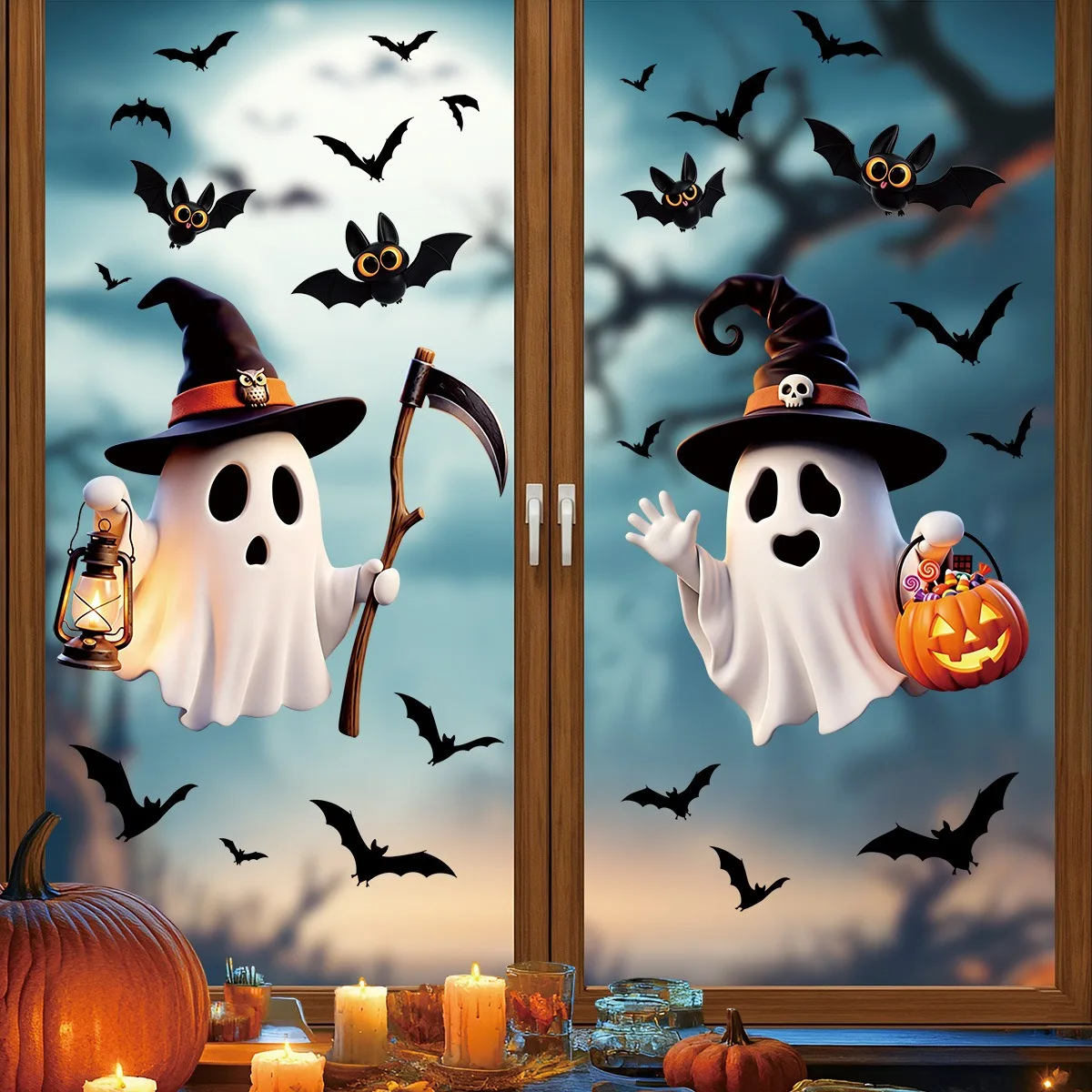 Halloween Death Reaper Lantern Ghost Static Cling Sticker Skull Witch Hat Bat Pumpkin Party Decor
Halloween Death Reaper Lantern Ghost Static Cling Sticker Skull Witch Hat Bat Pumpkin Party Decor