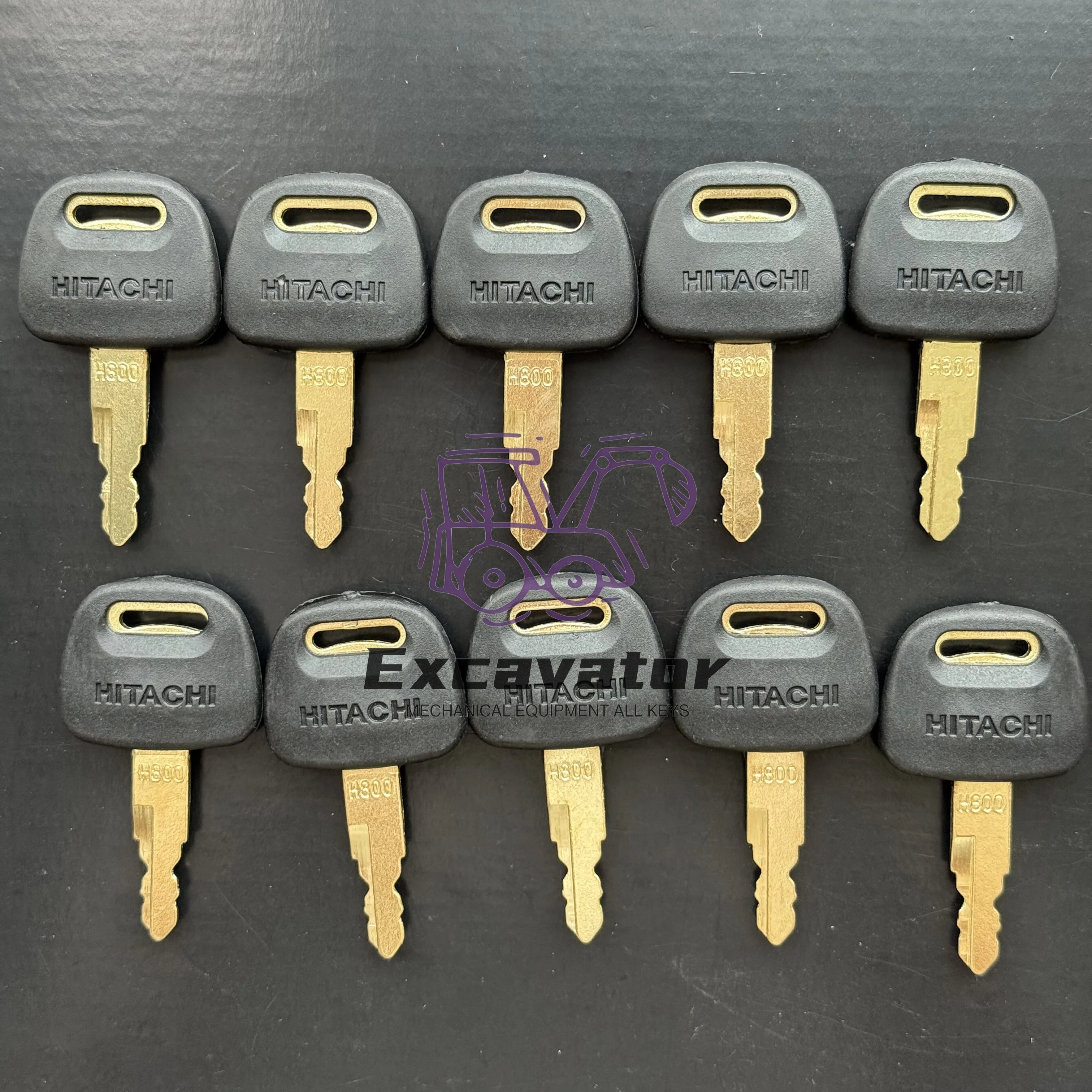 H800 Universal Ignition & Door Keys - Compatible with Hitachi ZAX60 ZAX70 ZAX120 ZAX200 ZAX210 Excavators
H800 Universal Ignition & Door Keys - Compatible with Hitachi ZAX60 ZAX70 ZAX120 ZAX200 ZAX210 Excavators
