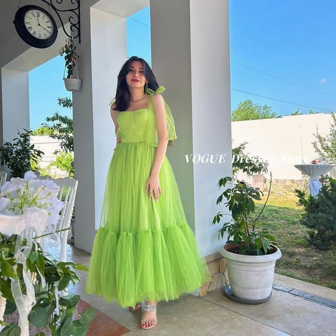 Elegant Green Evening Dresses A Line Tulle Homecoming Prom Dress فساتين للمناسبات الخاصة robe de cérémonie femme Customized
Elegant Green Evening Dresses A Line Tulle Homecoming Prom Dress فساتين للمناسبات الخاصة robe de cérémonie femme Customized