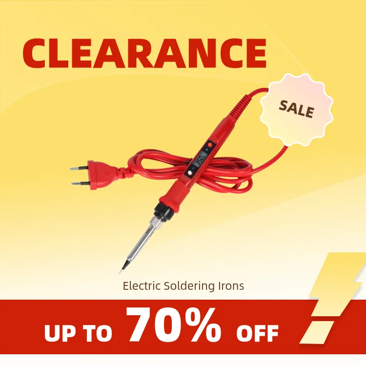 Clearance_Электрический паяльник 80 Вт с цифровым ЖК-дисплеем, регулируемая температура, 220 В/110 В, керамический нагреватель_Continuous Wee
Clearance_Электрический паяльник 80 Вт с цифровым ЖК-дисплеем, регулируемая температура, 220 В/110 В, керамический нагреватель_Continuous Wee