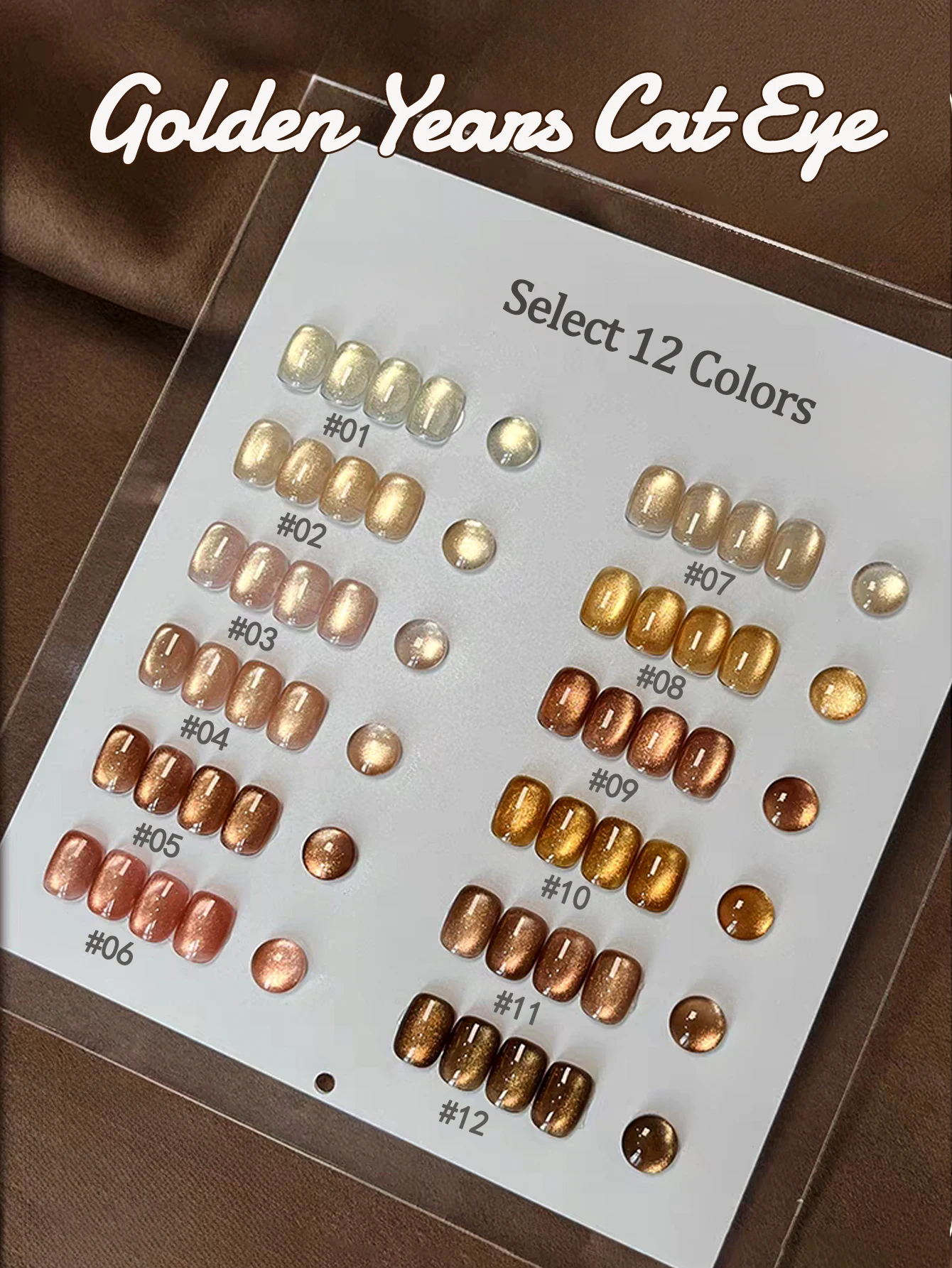 1pcs PSK 2025 Autumn New Glitter Meilad Whitening Caramel Cat Eye Nail Art Nail Supplies Golden Years Cat Eye Gel Nail Polish
1pcs PSK 2025 Autumn New Glitter Meilad Whitening Caramel Cat Eye Nail Art Nail Supplies Golden Years Cat Eye Gel Nail Polish