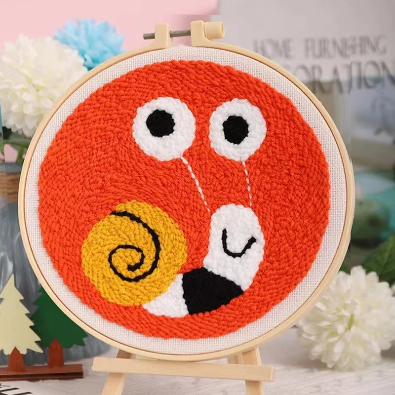DIY Carrton Snail Bee Dog Chick Cat Poke Punch Kit Wool Yarn Embroidery Material Kit For Kids Children Handmade Gift Wholesales
DIY Carrton Snail Bee Dog Chick Cat Poke Punch Kit Wool Yarn Embroidery Material Kit For Kids Children Handmade Gift Wholesales