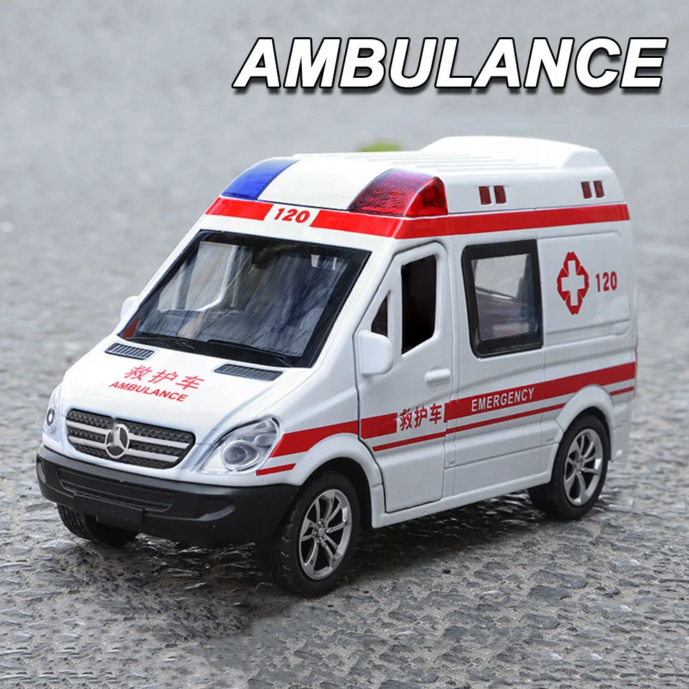 1:32 Sprinter Alloy Ambulance Model Diecast Miniature Car Toy Shock Absorption Function Sound Light Vehice for Kids Holiday Gift
1:32 Sprinter Alloy Ambulance Model Diecast Miniature Car Toy Shock Absorption Function Sound Light Vehice for Kids Holiday Gift