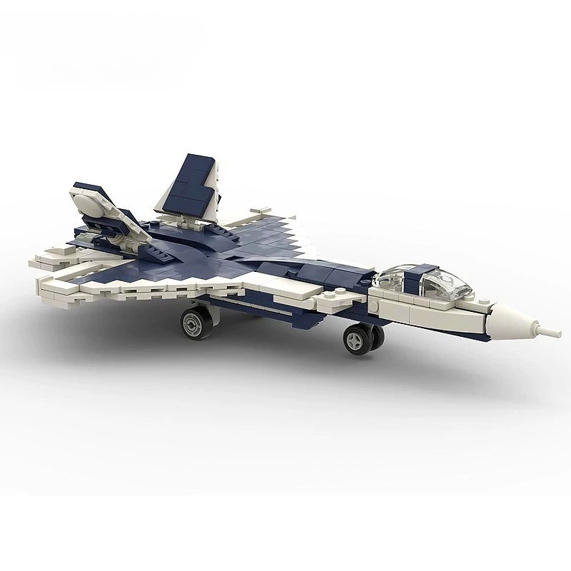 MOC Building Blocks Su57 Heavy Fighter SU57 Aircraft Model Small Particle Assembly Children's Toy Plane Creative Movie Gift
MOC Building Blocks Su57 Heavy Fighter SU57 Aircraft Model Small Particle Assembly Children's Toy Plane Creative Movie Gift