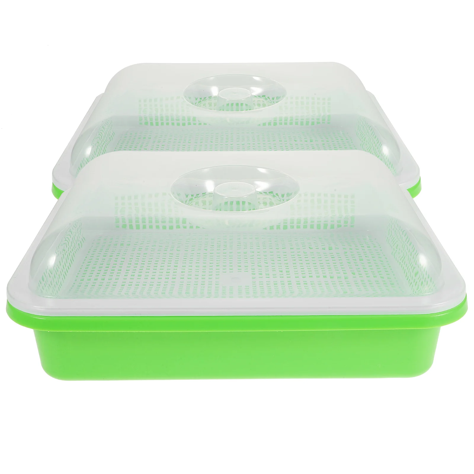 2Sets Sprout Trays High-Quality Soil-Free Seed Germination Kit for Wheatgrass Mung Bean Soybean Starter Tray with Lid Moisture
2Sets Sprout Trays High-Quality Soil-Free Seed Germination Kit for Wheatgrass Mung Bean Soybean Starter Tray with Lid Moisture