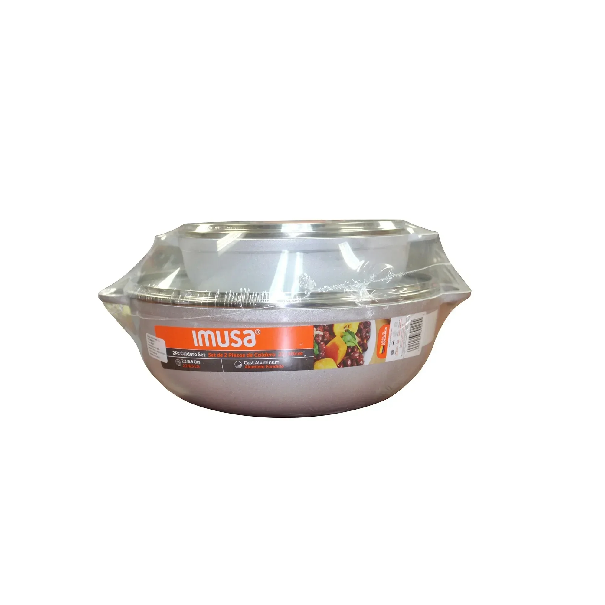 2-Piece Cast Aluminum Set, 2.5/7.0QT Pots with Glass Lids, 22/30cm Traditional Cooking Pots for Stews, Soups & Rice
2-Piece Cast Aluminum Set, 2.5/7.0QT Pots with Glass Lids, 22/30cm Traditional Cooking Pots for Stews, Soups & Rice