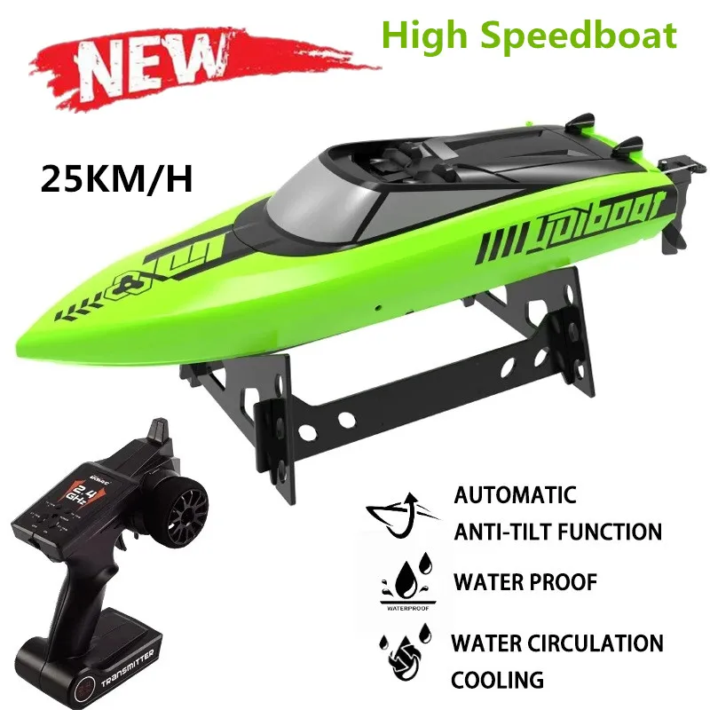 25KM/H RC Boat Electric Radio Remote Control Speedboat RC Racing Boat Control Distance 100m Speedboat Model Toy For Children
25KM/H RC Boat Electric Radio Remote Control Speedboat RC Racing Boat Control Distance 100m Speedboat Model Toy For Children