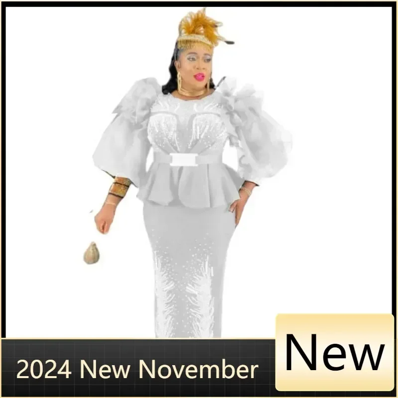 Customized Plus Size African Party Evening Dresses for Women Elegant Autumn African Long Sleeve Diamond Wedding Christmas Dress
Customized Plus Size African Party Evening Dresses for Women Elegant Autumn African Long Sleeve Diamond Wedding Christmas Dress