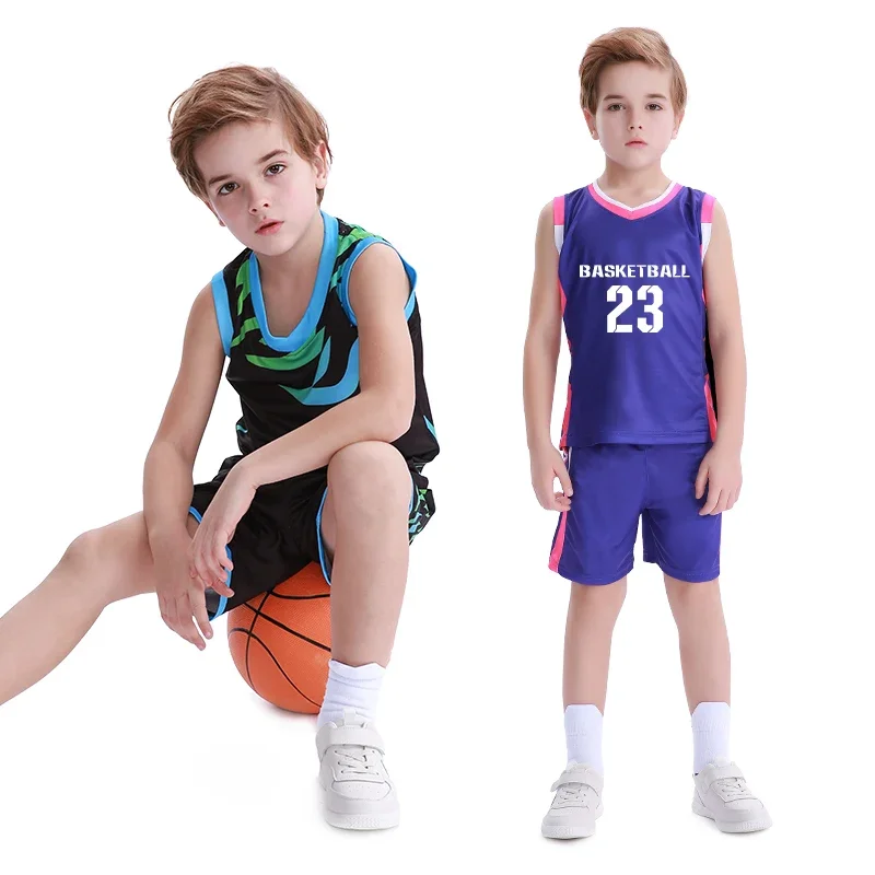 Boys Fashion Basketball Jersey Fully Custom Kids Breathable Basketball Uniforms Girls Pink And Red Sportswear Basketball Suits
Boys Fashion Basketball Jersey Fully Custom Kids Breathable Basketball Uniforms Girls Pink And Red Sportswear Basketball Suits