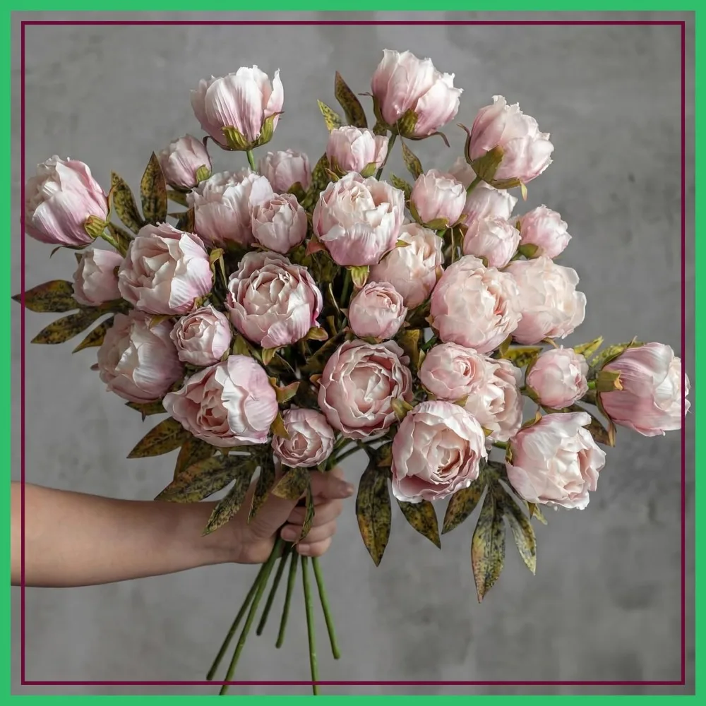 12 Pcs Faux Peony Stems Bulk Vintage Artificial Silk Peonies Real Look Fake Flowers for Vase Filler DIY Bouquet Centerpiece Home Indoor Outdoor Decor
12 Pcs Faux Peony Stems Bulk Vintage Artificial Silk Peonies Real Look Fake Flowers for Vase Filler DIY Bouquet Centerpiece Home Indoor Outdoor Decor