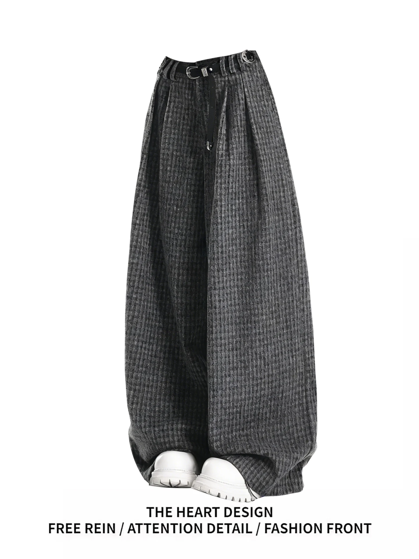 American Sle Retro High Waist Wide Leg Pants Women's Casual Trousers Spring Autumn New Sle Plaid Floor Length Slimming
American Sle Retro High Waist Wide Leg Pants Women's Casual Trousers Spring Autumn New Sle Plaid Floor Length Slimming