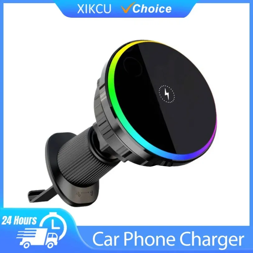 New ice Cooling Magnetic Wireless Car Charger Car Phone Holder Fast Charging Station for iPhone16 15 14 13 12 Pro Max MacSafe
New ice Cooling Magnetic Wireless Car Charger Car Phone Holder Fast Charging Station for iPhone16 15 14 13 12 Pro Max MacSafe