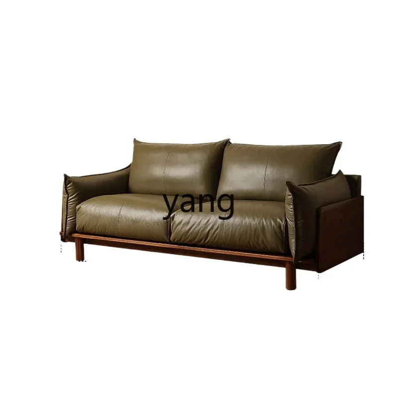 CX Solid Wood Sofa Modern Small Apartment Living Room Leather Sofa
CX Solid Wood Sofa Modern Small Apartment Living Room Leather Sofa