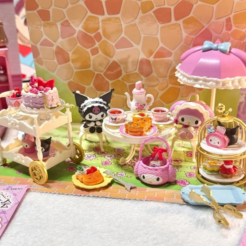 Genuine Rement Sanrio Miniature Scene Kuromii Mymelody Afternoon Tea Party Tea Dessert Series Anime Figure Model Decoration Toy
Genuine Rement Sanrio Miniature Scene Kuromii Mymelody Afternoon Tea Party Tea Dessert Series Anime Figure Model Decoration Toy