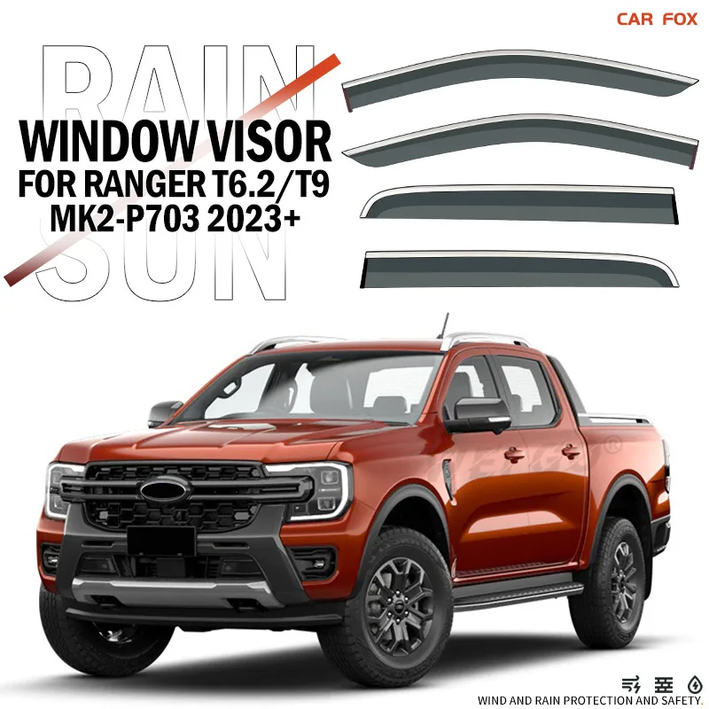 For Ford Ranger T6 Window visor Ranger Rain visor
For Ford Ranger T6 Window visor Ranger Rain visor