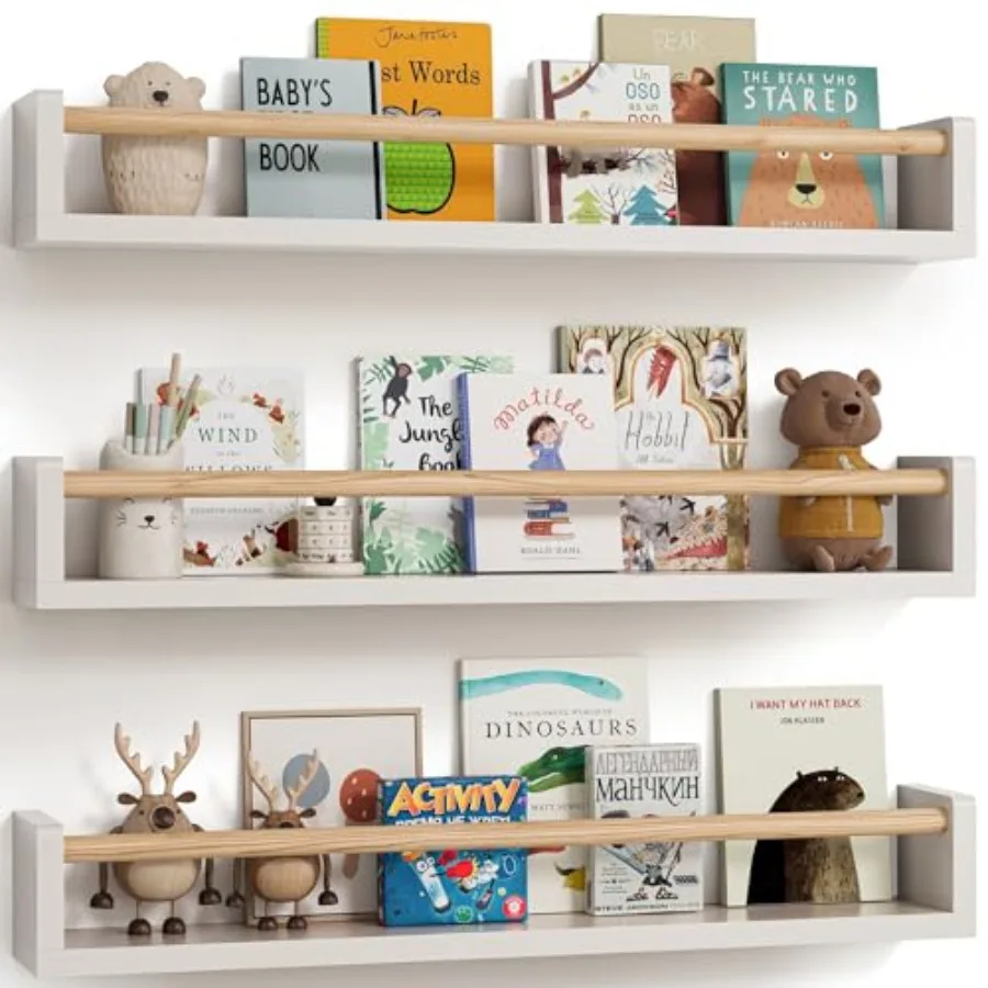Nursery Book Shees, Set of 3, Wall Bookshelf, Book Shelf for Rooms, Wall Book Shees for Bedroom,Floating Shelf, Nursery Decor W
Nursery Book Shees, Set of 3, Wall Bookshelf, Book Shelf for Rooms, Wall Book Shees for Bedroom,Floating Shelf, Nursery Decor W