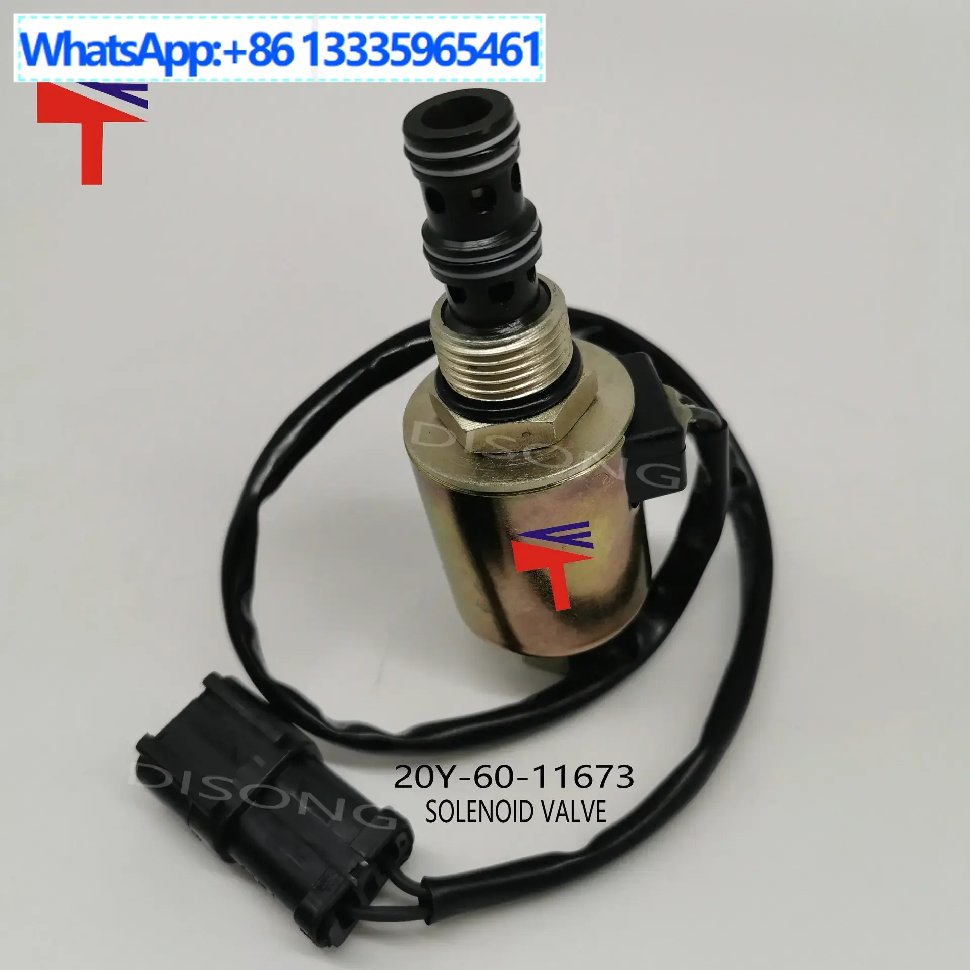 Катушка поворотного электромагнитного клапана 20Y-60-11673 Подходит для электрических деталей экскаватора PC200-5 20Y-60-11674 
Катушка поворотного электромагнитного клапана 20Y-60-11673 Подходит для электрических деталей экскаватора PC200-5 20Y-60-11674