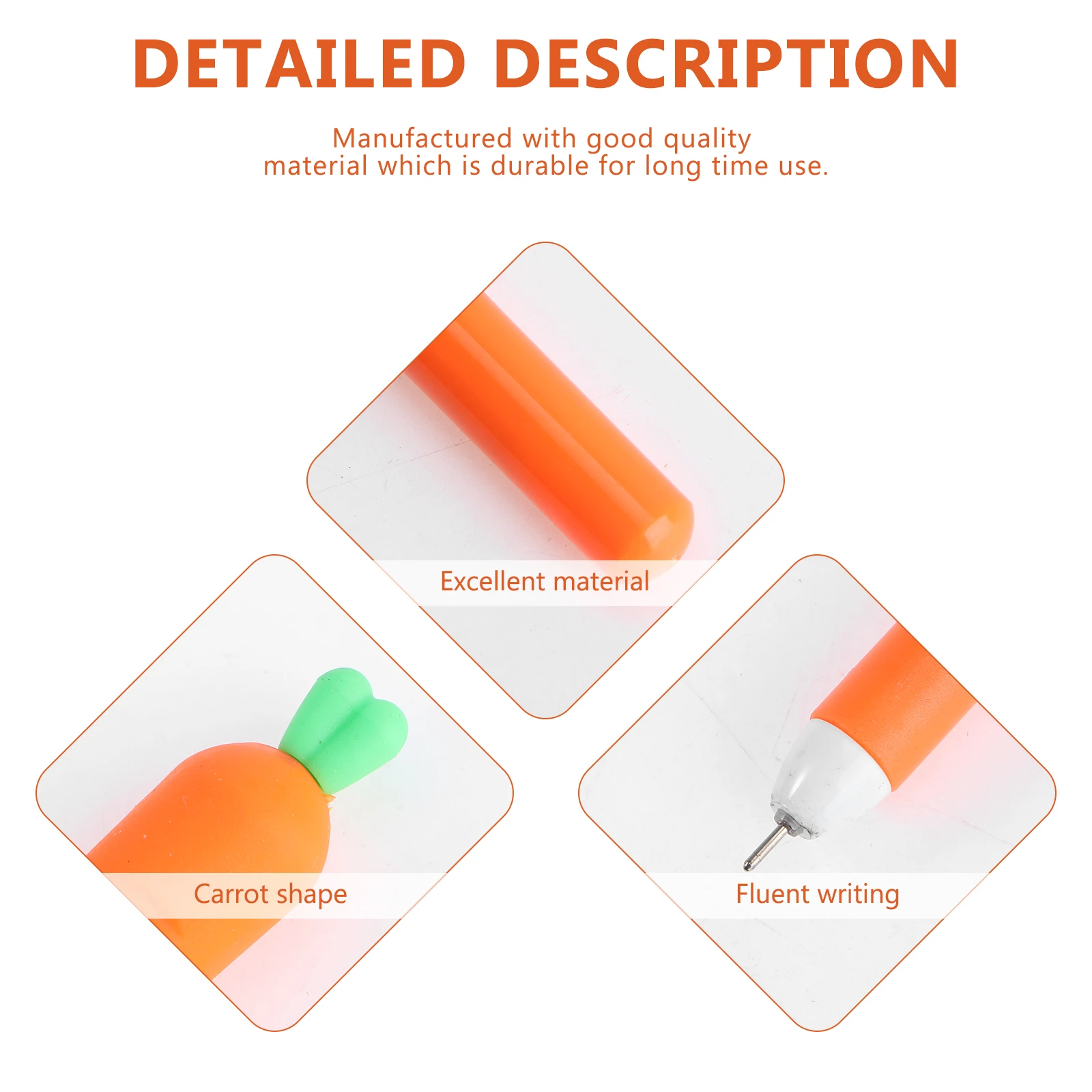 12 Pack Carrot Gel Ink Pen Silicone Pen Novelty for Office and School Supplies Gift for Kids
12 Pack Carrot Gel Ink Pen Silicone Pen Novelty for Office and School Supplies Gift for Kids