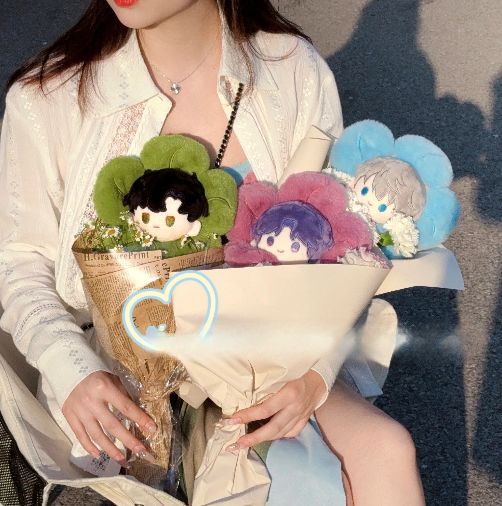 45CM Anime Love and deepspace Rafayel Xavier Zayne Property Cosplay Back beater Cotton Flower sticks Massage Hammer Xmas Gift
45CM Anime Love and deepspace Rafayel Xavier Zayne Property Cosplay Back beater Cotton Flower sticks Massage Hammer Xmas Gift