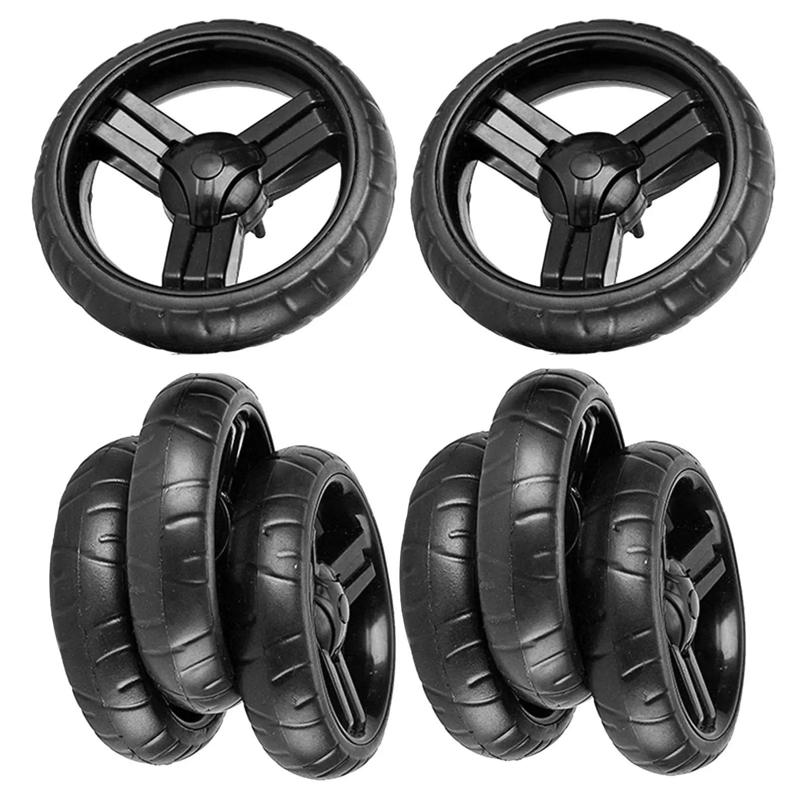 8Pcs Stroller Wheel Replacement 5.5 Inch Eva Non Swivel Caster Wheels Easy Install for Toddler Chair Carriage Wheel Repair Parts
8Pcs Stroller Wheel Replacement 5.5 Inch Eva Non Swivel Caster Wheels Easy Install for Toddler Chair Carriage Wheel Repair Parts