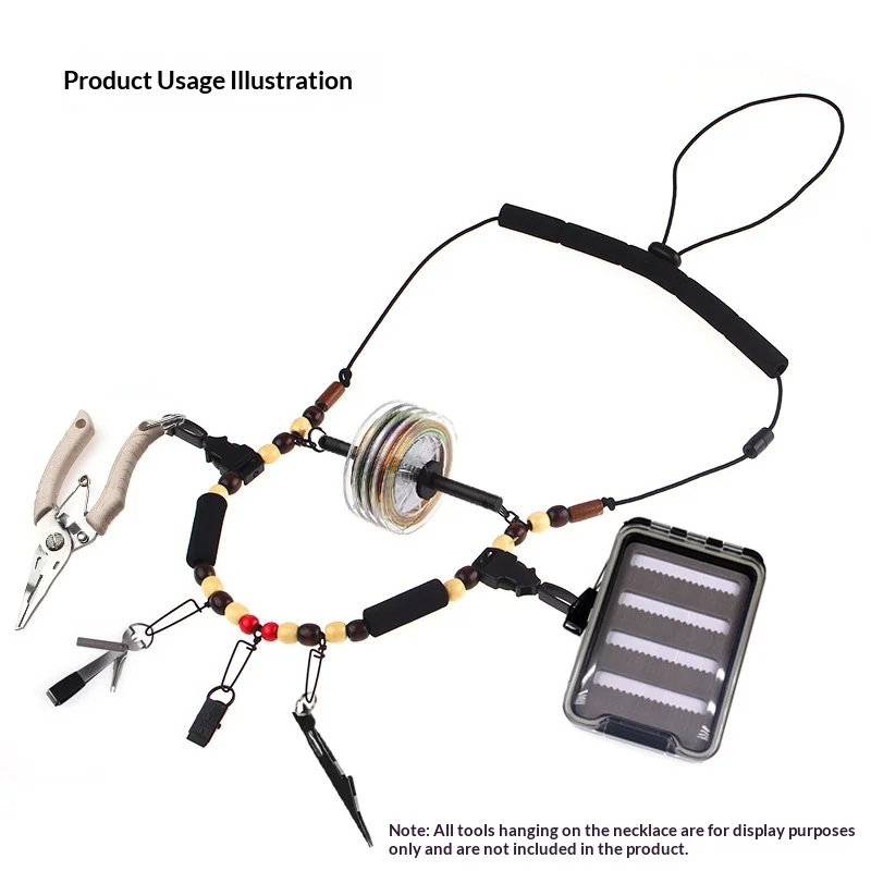 Neck Hanging Fishing Tool Lanyard Multi-function Fly Fishing Necklace Hanger Buckle Outdoor Fishing Accessories
Neck Hanging Fishing Tool Lanyard Multi-function Fly Fishing Necklace Hanger Buckle Outdoor Fishing Accessories