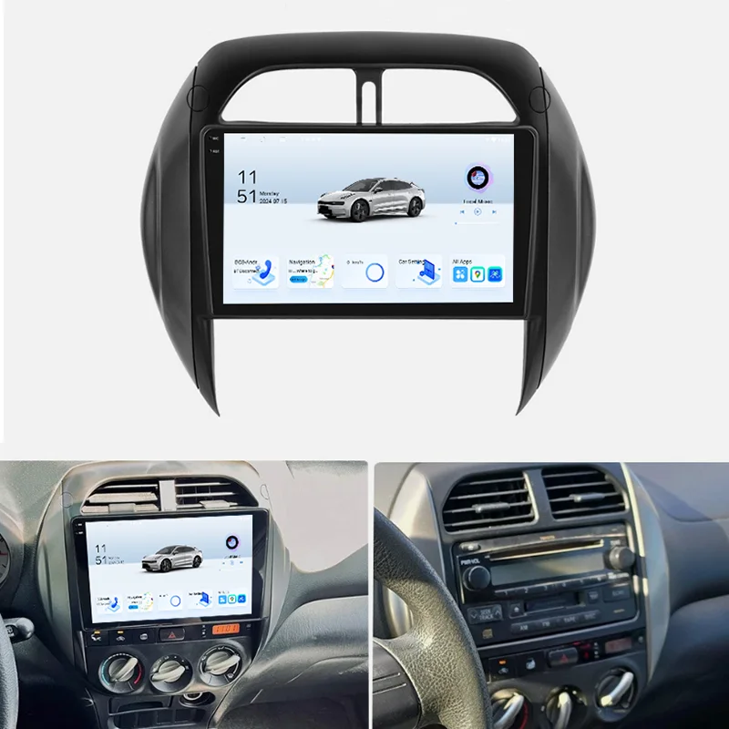 9'' 4-64GB For Toyota RAV4 2003-2005 Car Radio Wireless Carplay Android Auto Head Unit Outer Frame + Cable + Back Up Camera
9'' 4-64GB For Toyota RAV4 2003-2005 Car Radio Wireless Carplay Android Auto Head Unit Outer Frame + Cable + Back Up Camera