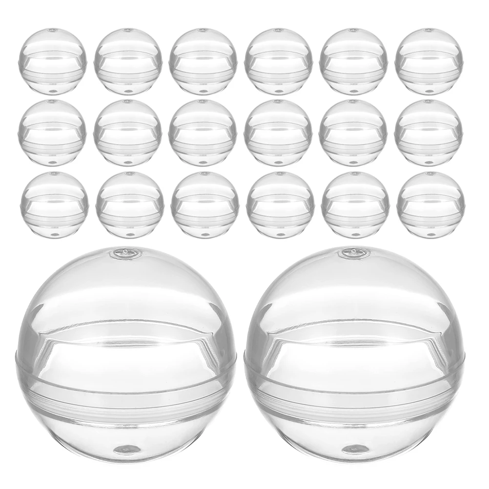 150 Pcs Transparent Shells Clear Plastic Capsules Craft Toy Storage Display Hollow Spheres Beads High Transparency Material
150 Pcs Transparent Shells Clear Plastic Capsules Craft Toy Storage Display Hollow Spheres Beads High Transparency Material