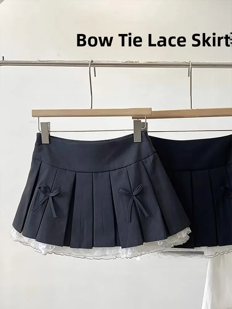 plus Size Suit Style Pleated Skirt Women's Spring Autumn 2025 New Lace Trim Splicing Slimming Wrap around A-Line Skirt
plus Size Suit Style Pleated Skirt Women's Spring Autumn 2025 New Lace Trim Splicing Slimming Wrap around A-Line Skirt
