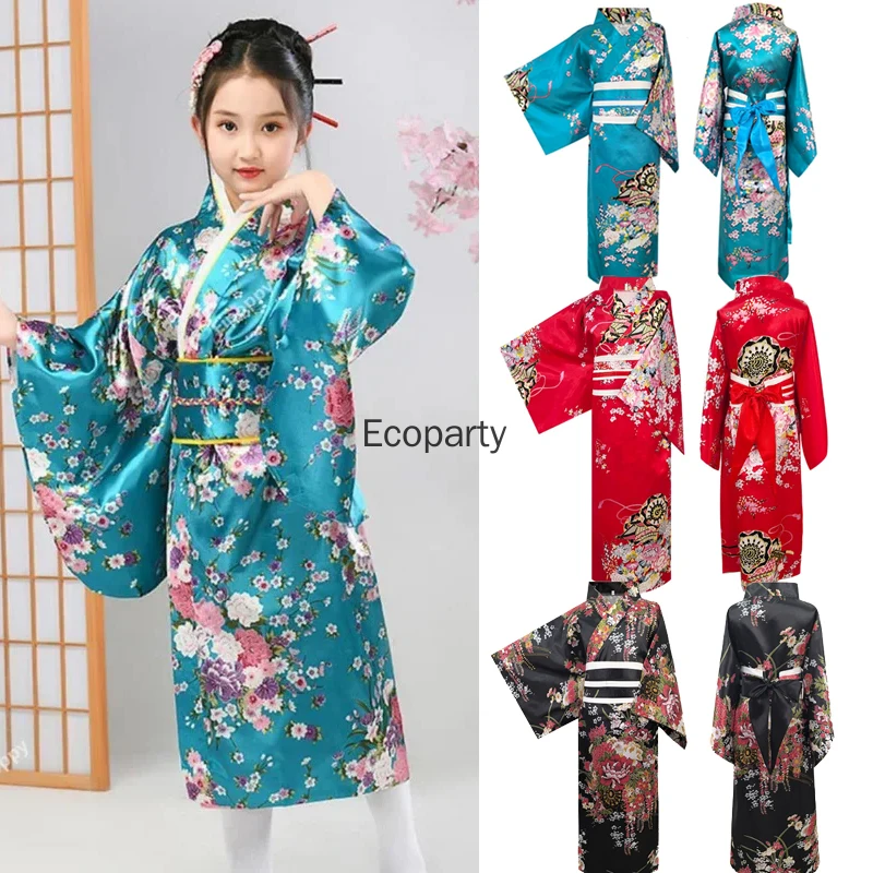 Азиатское японское кимоно для девочек, японское платье юката с принтом сакуры, оби, традиционное винтажное детское школьное платье хаори
Азиатское японское кимоно для девочек, японское платье юката с принтом сакуры, оби, традиционное винтажное детское школьное платье хаори