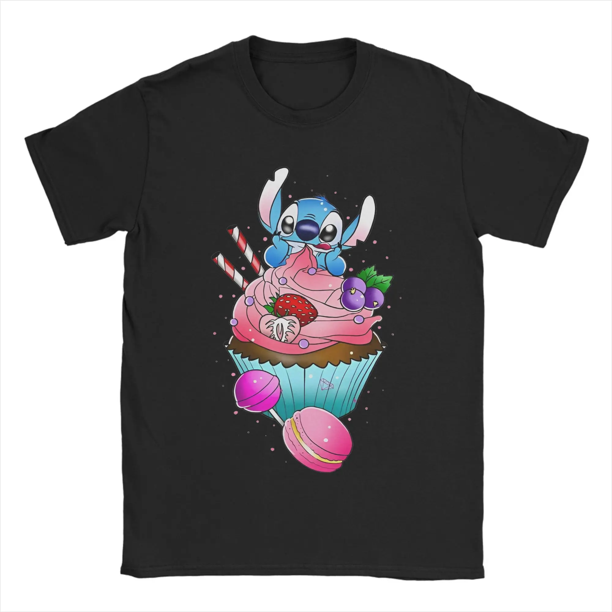 Мужская футболка Stitch Pink Cupcakes, уникальная футболка с коротким рукавом и круглым воротником, хлопковая одежда больших размеров
Мужская футболка Stitch Pink Cupcakes, уникальная футболка с коротким рукавом и круглым воротником, хлопковая одежда больших размеров