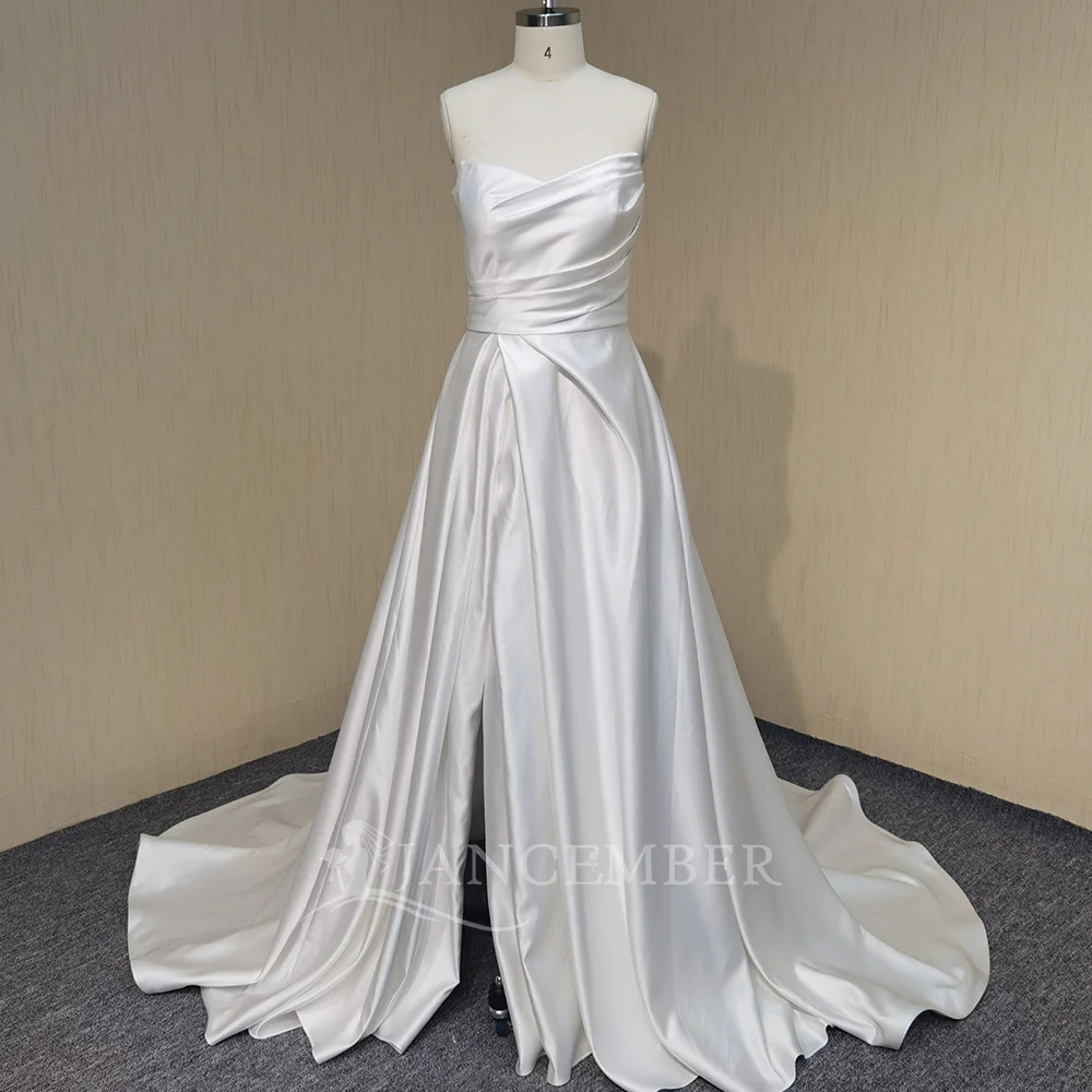 A-line Wedding Dresses Sleeveless Brides Bridal Dress Side Split Sequins Women‘s Bride Gown Customizd vestidos de novia boda
A-line Wedding Dresses Sleeveless Brides Bridal Dress Side Split Sequins Women‘s Bride Gown Customizd vestidos de novia boda
