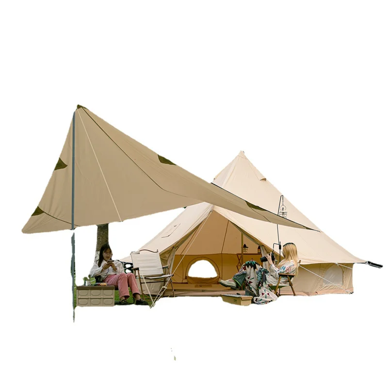 Outdoor Light Luxury Camping Tent, Pyramid Picnic Tent, Hotel Cotton Yurt, Rainproof Sunshade, Hot Sale
Outdoor Light Luxury Camping Tent, Pyramid Picnic Tent, Hotel Cotton Yurt, Rainproof Sunshade, Hot Sale