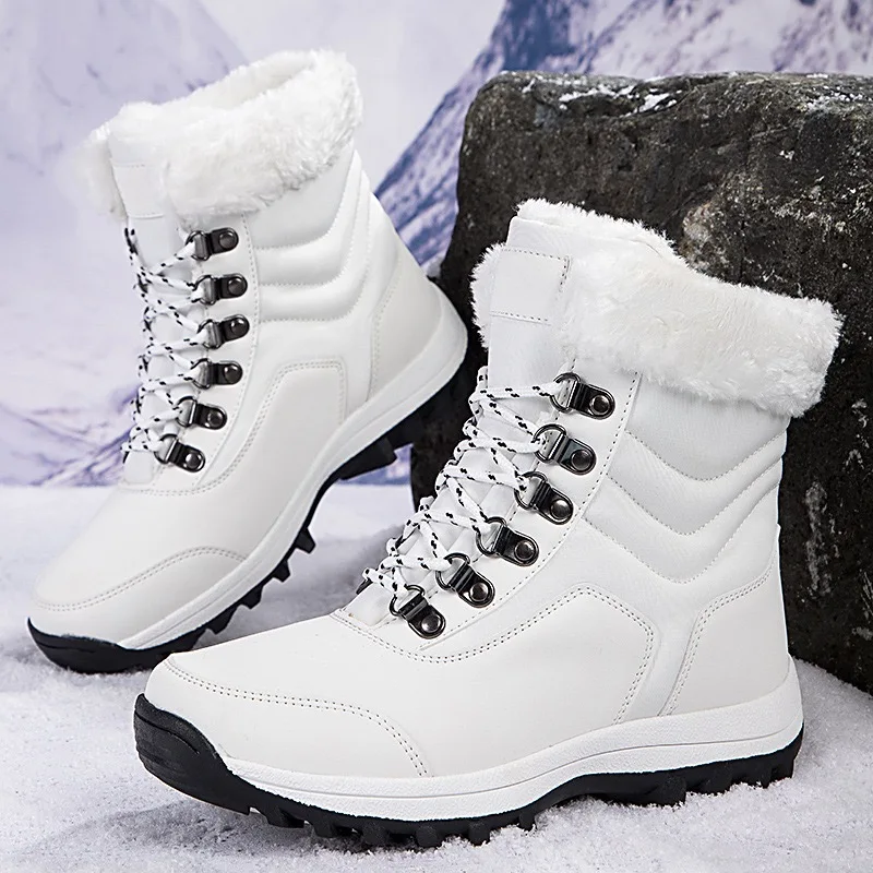 2024 New Women's Winter Boots Plush Warm Snow Boots Outdoor Waterproof Ankle Boots for Women Non Slip Platform Boot Botas Mujer
2024 New Women's Winter Boots Plush Warm Snow Boots Outdoor Waterproof Ankle Boots for Women Non Slip Platform Boot Botas Mujer