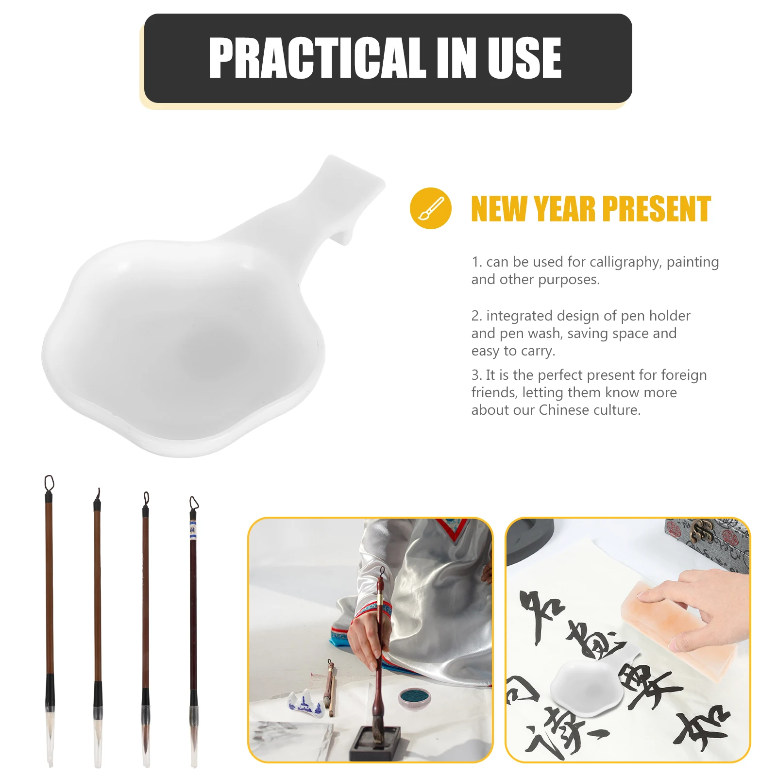 20 Pcs Water Butterfly Pen Holder Calligraphy Brush Washing Bowl Ink Tray Painting Bowls Rest Dish Supplies
20 Pcs Water Butterfly Pen Holder Calligraphy Brush Washing Bowl Ink Tray Painting Bowls Rest Dish Supplies