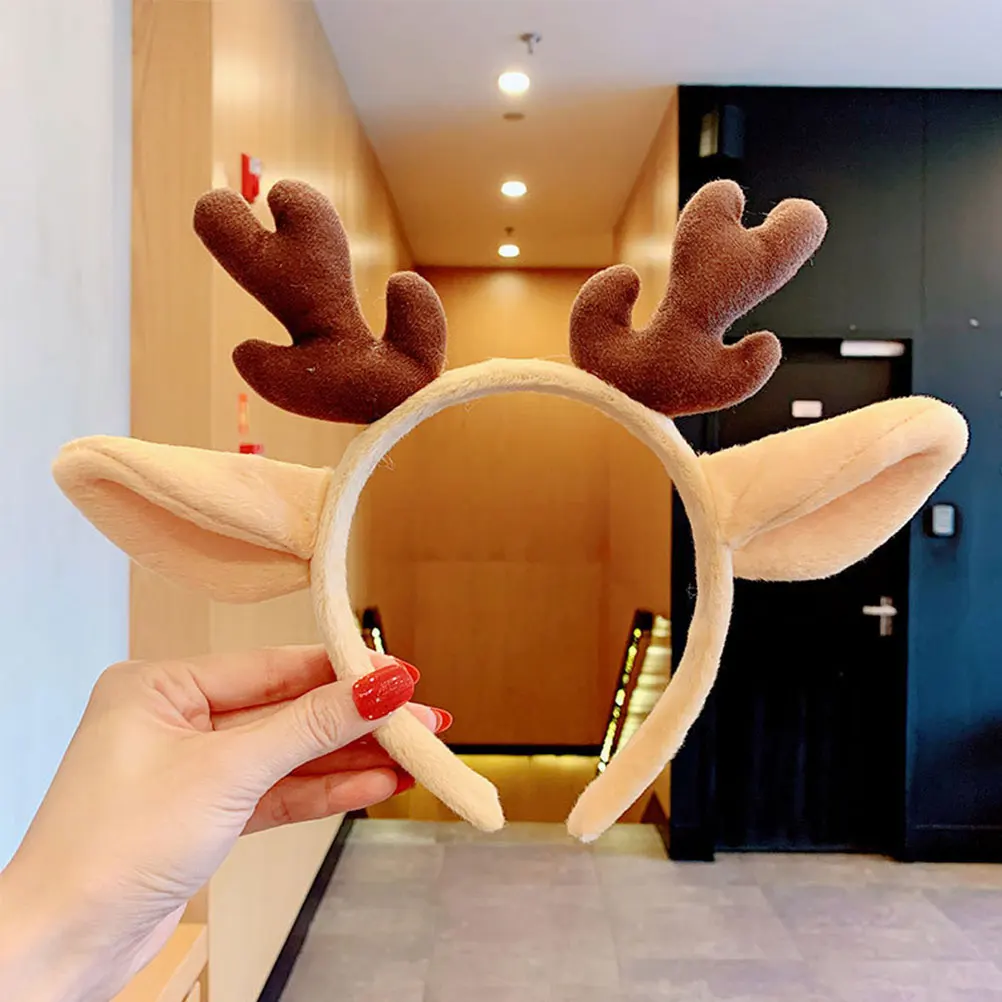 Christmas Reindeer Antler Headband Comfortable Xmas Party Hair Clasp Role Playing Headwear Holiday Accessory Christmas Headbands 
Christmas Reindeer Antler Headband Comfortable Xmas Party Hair Clasp Role Playing Headwear Holiday Accessory Christmas Headbands