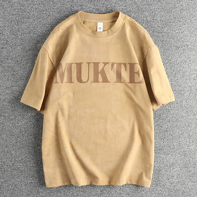 Heavy wash to do old double-sided retro letter short-sleeved T-shirt men loose trend everything summer casual half-sleeved top
Heavy wash to do old double-sided retro letter short-sleeved T-shirt men loose trend everything summer casual half-sleeved top