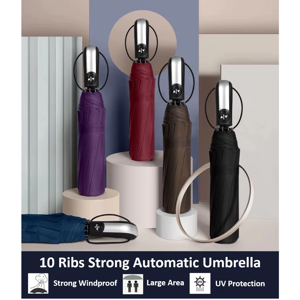 8/10 Ribs Strong Metal Frame Rain Compact Umbrella Fully Automatic UV Folding Umbrella Sun Protection Windproof Travel Umbrella
8/10 Ribs Strong Metal Frame Rain Compact Umbrella Fully Automatic UV Folding Umbrella Sun Protection Windproof Travel Umbrella